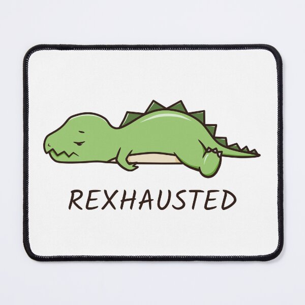 Item preview, Rexhausted - Cute Tired T-Rex designed and sold by Petalette.