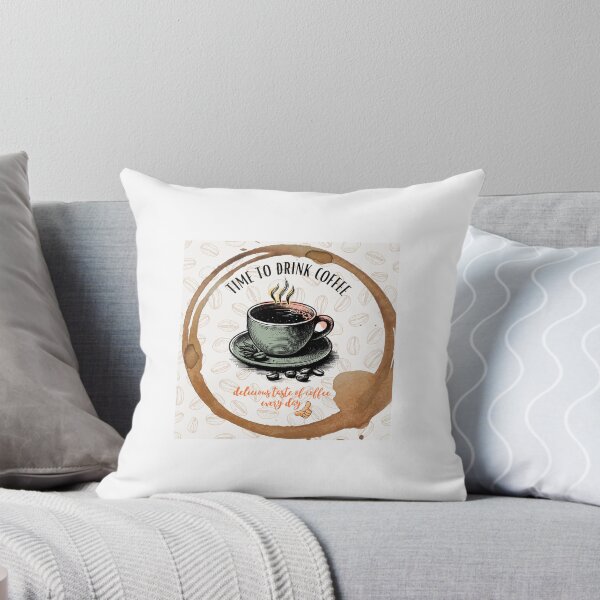 Item preview, Time To Drink Coffe Sticker Style designed and sold by SheGoingUP.