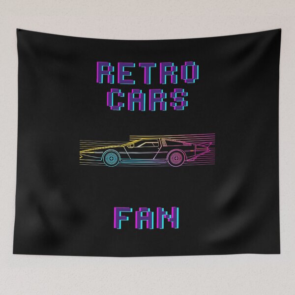 Item preview, Retro Cars Fan designed and sold by SmallOwlDesign.