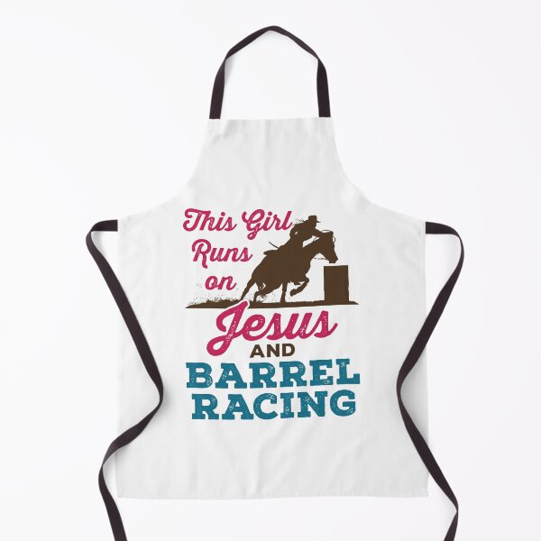 Item preview, This Girl Runs on Jesus and Barrel Racing designed and sold by jaygo.