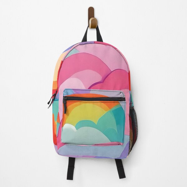 Item preview, Colorful Abstract Rainbow Pattern Design | Vibrant Pastel Clouds and Rainbows. Subtle pride celebration art designed and sold by Unitepeople.