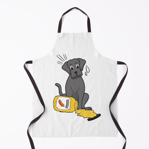 Item preview, Funny big black dog Spilled a jar of mustard designed and sold by Pet Station.