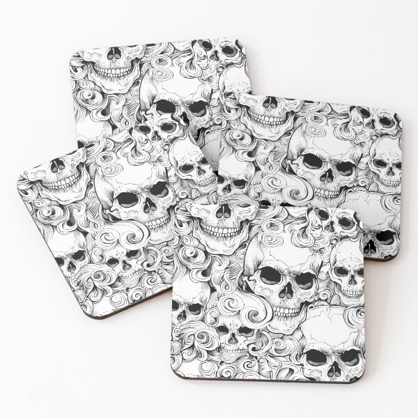 Item preview, Tattoo Skull Pattern designed and sold by SpoonToonCnt.