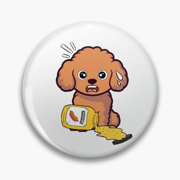 Item preview, Funny brown dog Spilled mustard  designed and sold by Pet Station.
