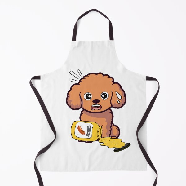 Item preview, Funny brown dog Spilled mustard designed and sold by Pet Station.