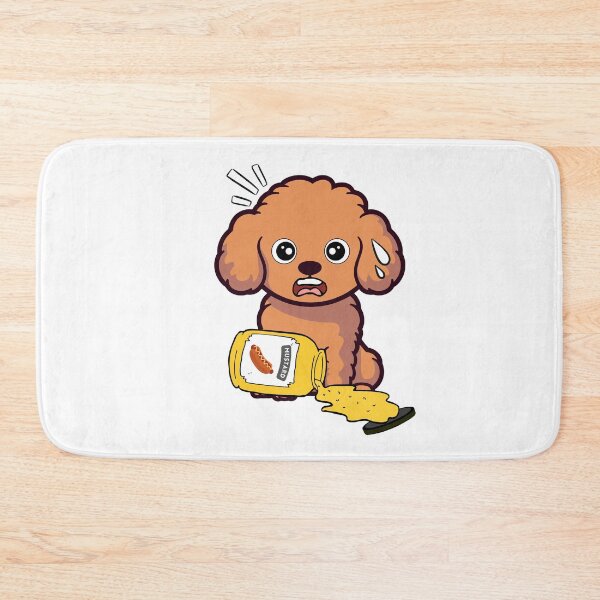 Item preview, Funny brown dog Spilled mustard  designed and sold by Pet Station.