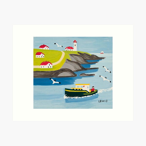 Aperçu de l'œuvre Maud Lewis créée et vendue par Jaka Samidan.