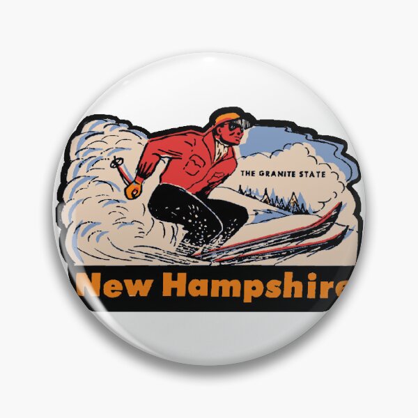 Artikelvorschau, New Hampshire Vintage-Stil entworfen und verkauft von Decal Mania.
