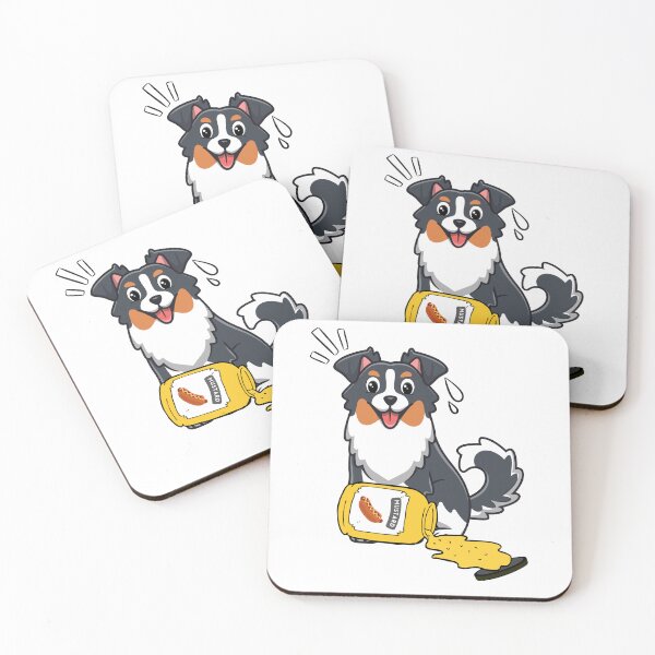 Item preview, Funny collie dog Spilled mustard  designed and sold by Pet Station.