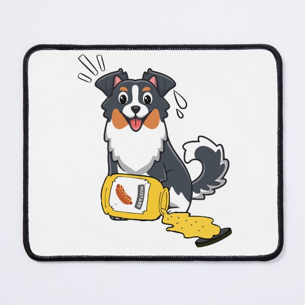 Item preview, Funny collie dog Spilled mustard  designed and sold by Pet Station.