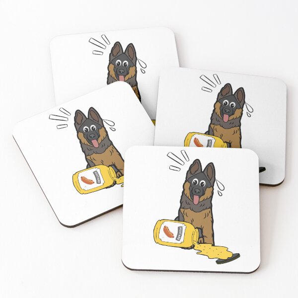 Item preview, Funny guard dog Spilled mustard  designed and sold by Pet Station.