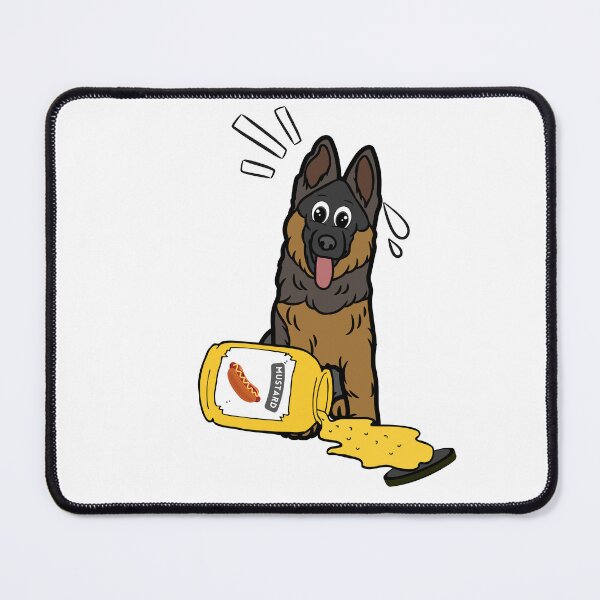 Item preview, Funny guard dog Spilled mustard  designed and sold by Pet Station.