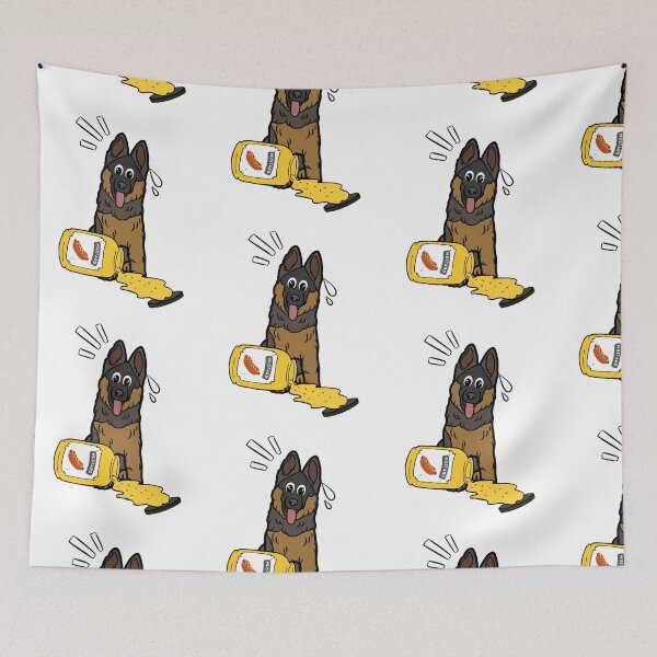 Item preview, Funny guard dog Spilled mustard  designed and sold by Pet Station.