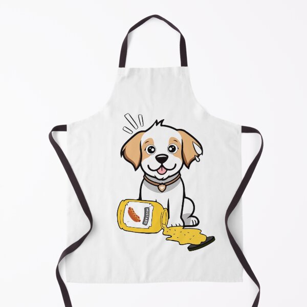 Item preview, Funny Happy dog Spilled mustard designed and sold by Pet Station.
