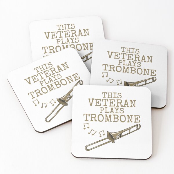 Item preview, This Veteran Plays Trombone, Brass Musician designed and sold by doodlerob.