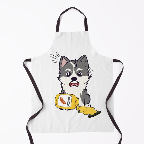 Item preview, Funny husky dog Spilled mustard designed and sold by Pet Station.