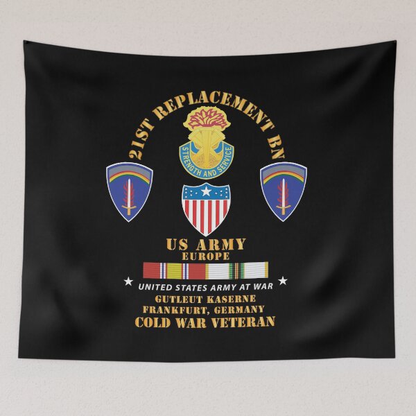 Item preview, 21st Replacement Bn, US Army, Europe - Gutleut Kaserne, Franfurt, FRG w COLD SVC X 300 designed and sold by Military Insignia Products.
