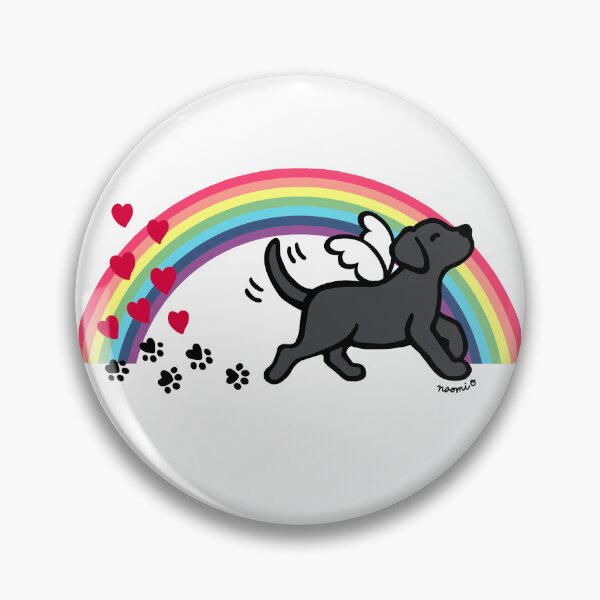 Item preview, Black Labrador Angel Trotting designed and sold by HappyLabradors.