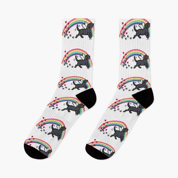 Item preview, Black Labrador Angel Trotting designed and sold by HappyLabradors.