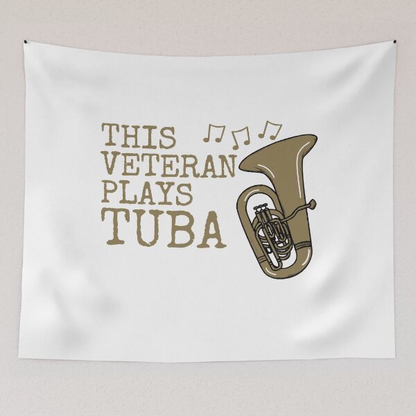 Item preview, This Veteran Plays Tuba, Brass Musician designed and sold by doodlerob.