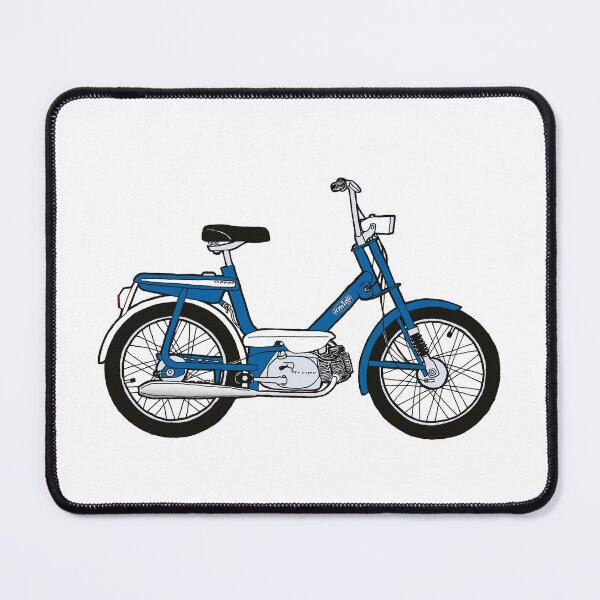 Item preview, A dark blue Honda Amigo moped. designed and sold by BetterGraphics.