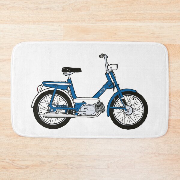 Item preview, A dark blue Honda Amigo moped. designed and sold by BetterGraphics.