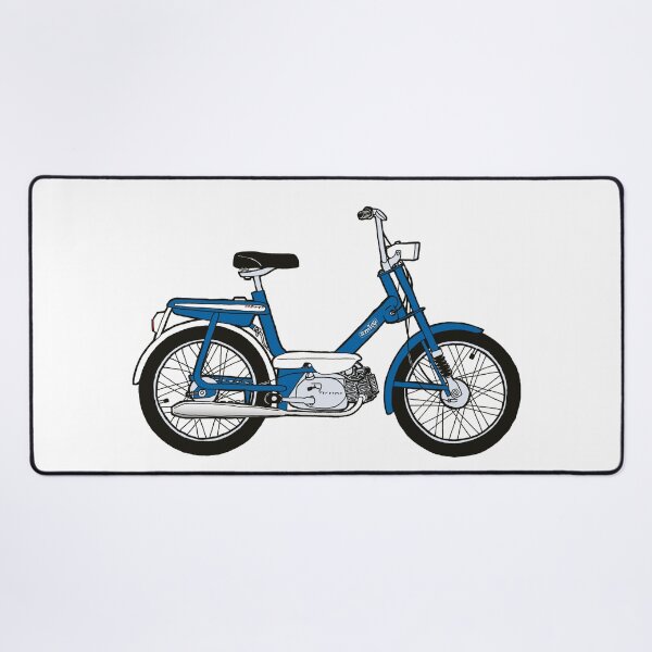 Item preview, A dark blue Honda Amigo moped. designed and sold by BetterGraphics.