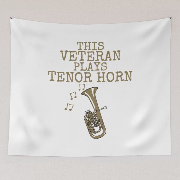 Item preview, This Veteran Plays Tenor Horn, Brass Musician designed and sold by doodlerob.