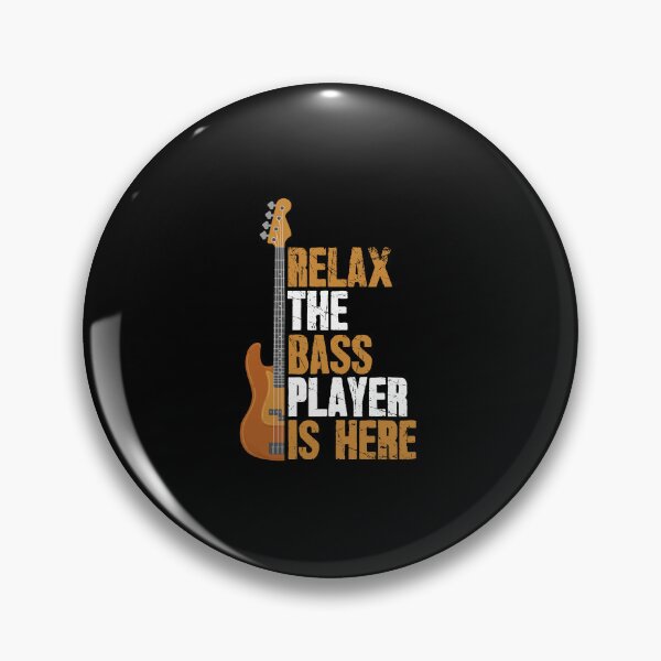 Item preview, Relax The Bass Player Is Here Gift Bassist Guitarist designed and sold by Captain Mood.