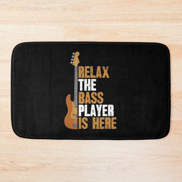 Item preview, Relax The Bass Player Is Here Gift Bassist Guitarist designed and sold by Captain Mood.