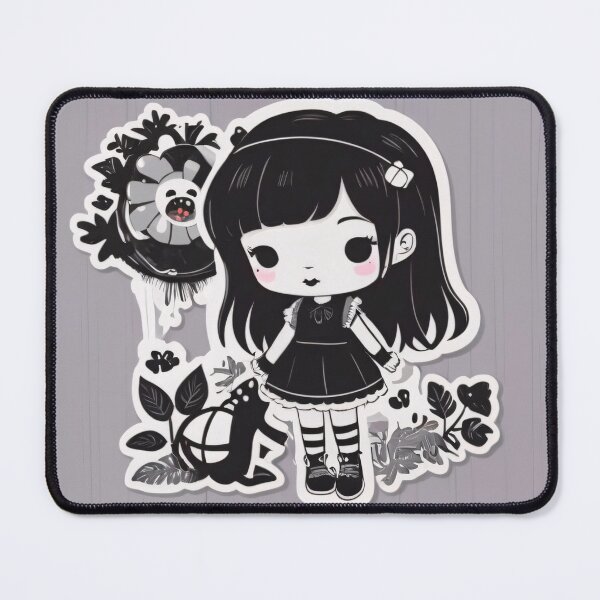 Item preview, Summer Goth Girl In a Dark Forest designed and sold by MadnessEnvelope.