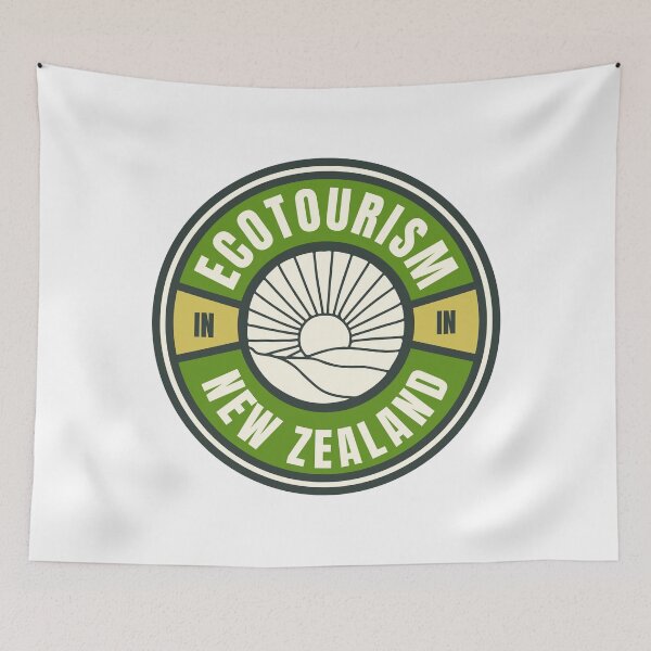 Item preview, Ecotourism in New Zealand Green Logo designed and sold by Vintage-TM.