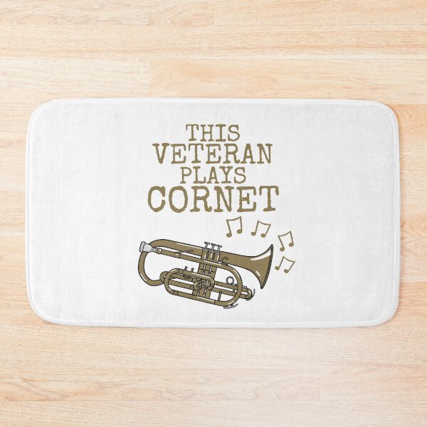 Item preview, This Veteran Plays Cornet, Brass Musician designed and sold by doodlerob.