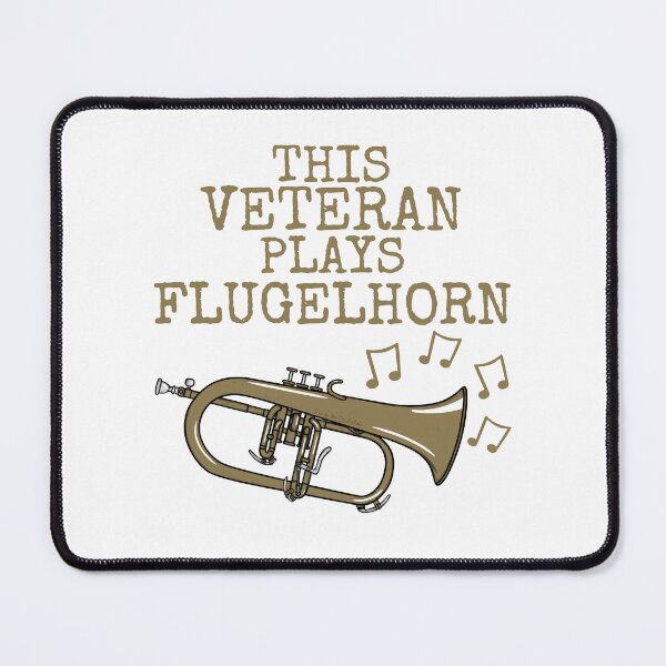 Item preview, This Veteran Plays Flugelhorn, Brass Musician designed and sold by doodlerob.