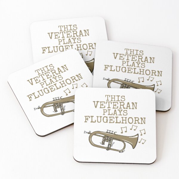 Item preview, This Veteran Plays Flugelhorn, Brass Musician designed and sold by doodlerob.