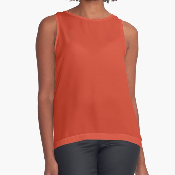 Scarlet Black Sleeveless Silk Top