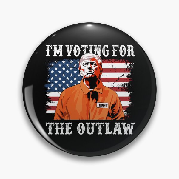 Item preview, Im voting for the outlaw - Trump 2024 designed and sold by vestalshop.