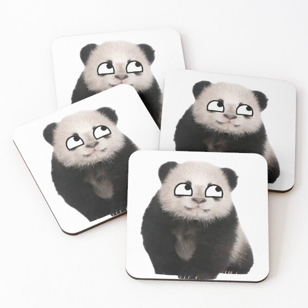Item preview, Derp face panda designed and sold by SillyLittleSnek.