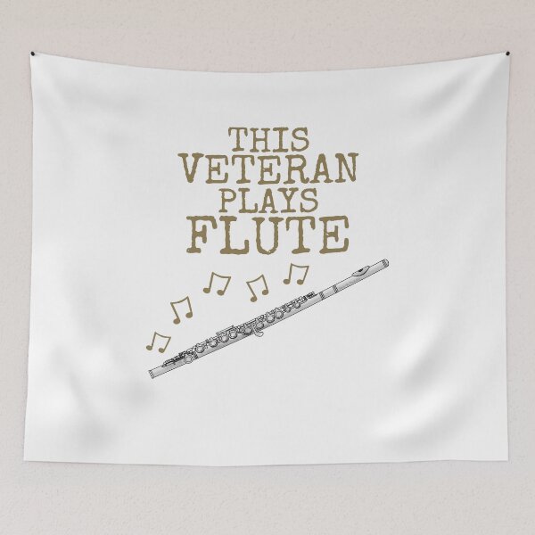 Item preview, This Veteran Plays Flute, Flutist Woodwind Musician designed and sold by doodlerob.