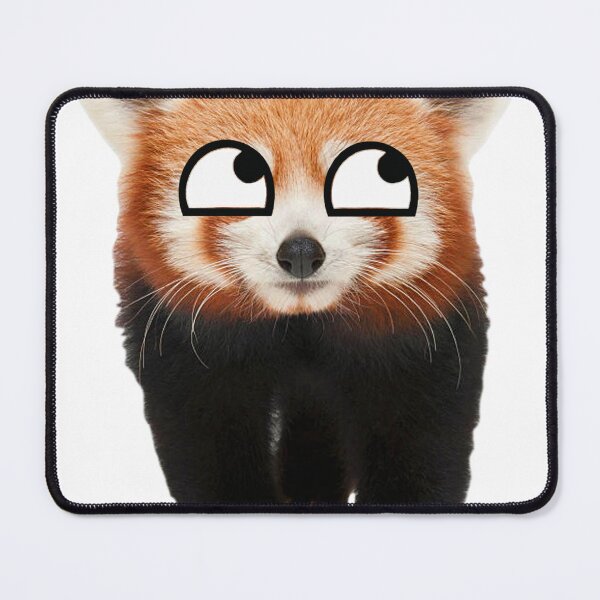 Item preview, Derp faced red panda designed and sold by SillyLittleSnek.