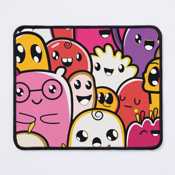 Item preview, Monster Doodle Pattern designed and sold by THE OTAKU SHOP.