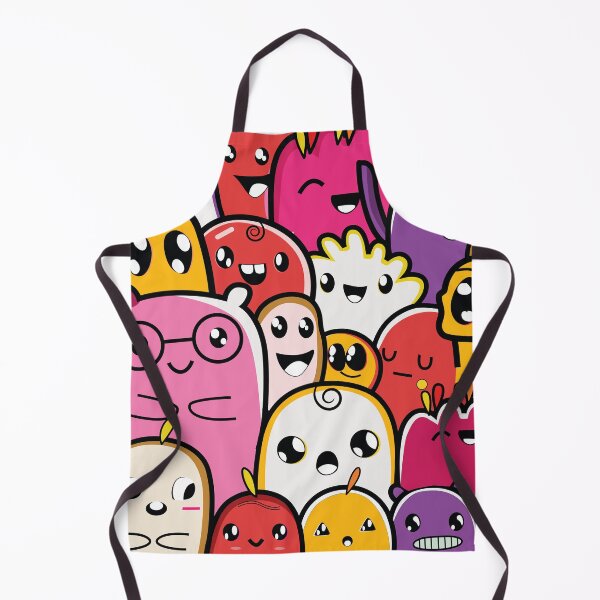 Item preview, Monster Doodle Pattern designed and sold by THE OTAKU SHOP.