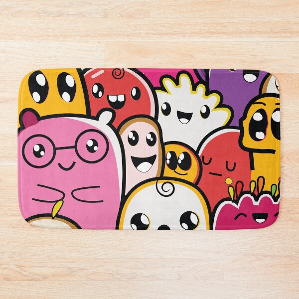 Item preview, Monster Doodle Pattern designed and sold by THE OTAKU SHOP.