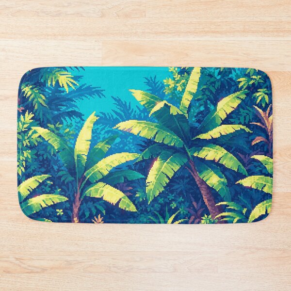 Item preview, Close-Up Jungle Trees Pixel Art - 8Bit Game Background designed and sold by Mauro  Brito.