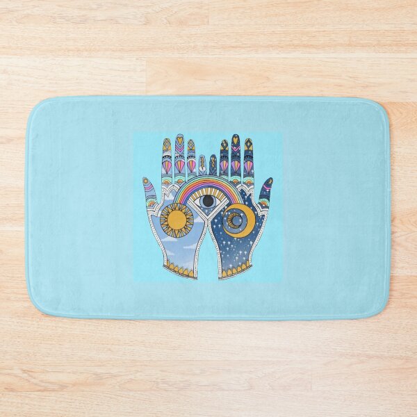Item preview, Indian protection symbol - protecting hands designed and sold by AnnabellaRh.