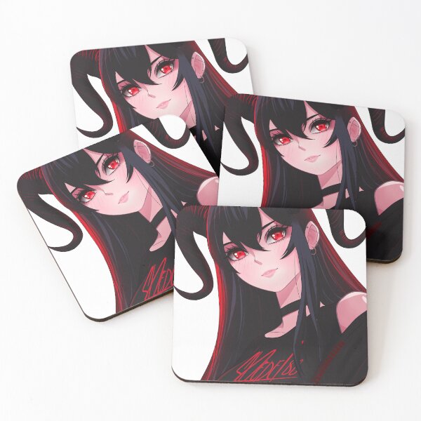 Item preview, Demonic Anime Girl with Red Eyes designed and sold by skedel88.