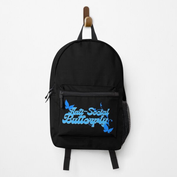 Item preview, Anti-Social Butterfly Light Blue Font designed and sold by tranquil-haven.