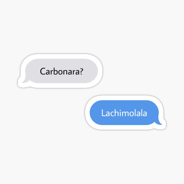 Artikel-Vorschau von Carbonara Lachimolala lustig, designt und verkauft von Cupid's Canvas.
