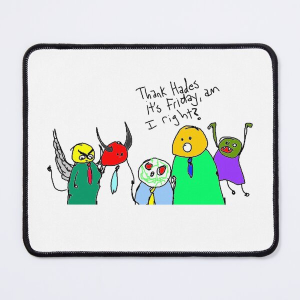 Item preview, TGIF: Thank Hades It's Friday! Join Our Office Shenanigans in this Comic Strip! designed and sold by Ignorant-Artist.