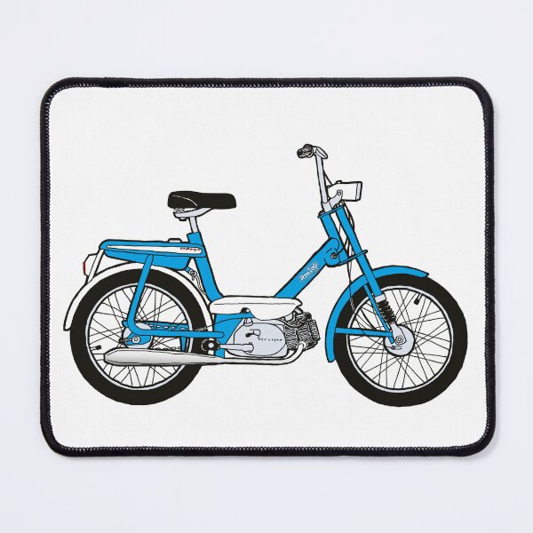 Item preview, A blueHonda Amigo moped. designed and sold by BetterGraphics.